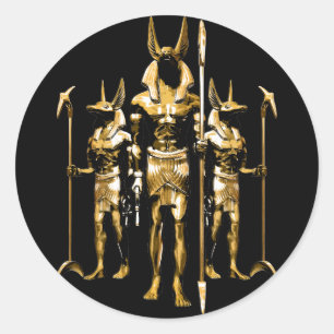 Anubis Ronde Sticker