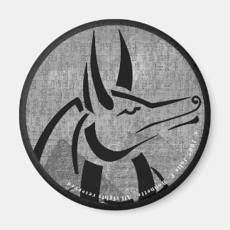 Anubis Round Magnet