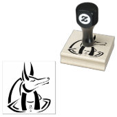 Anubis Rubberstempel (Gestempeld)