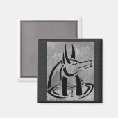 Anubis Square Magnet (Voorkant / Achterkant)