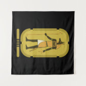 Anubis Tapestry Wandkleed (Voorkant (horizontaal))