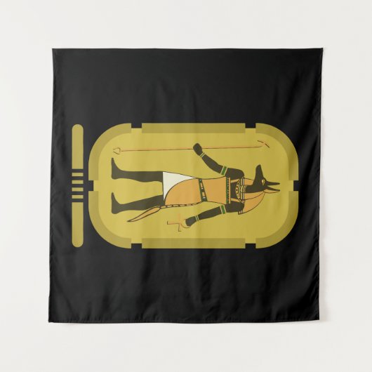 Anubis Tapestry Wandkleed (Voorkant (horizontaal))