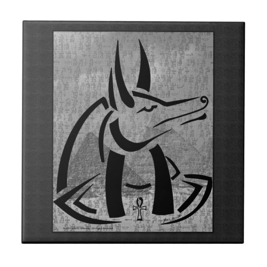 Anubis Tegel Tegeltje (Voorkant)