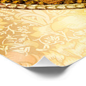 Anubis tegen gouden achtergrond poster (Hoek)