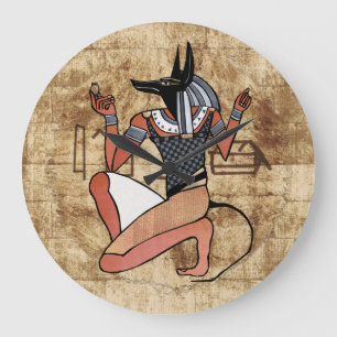 Anubis The Guardian Egyptian Grote Klok