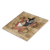 Anubis The Guardian Egyptian Tegeltje (Zijkant)