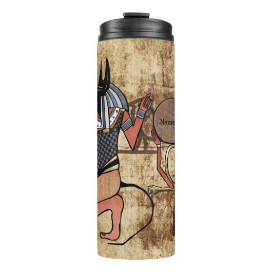 Anubis The Guardian Egyptian Thermosbeker (Voorkant)