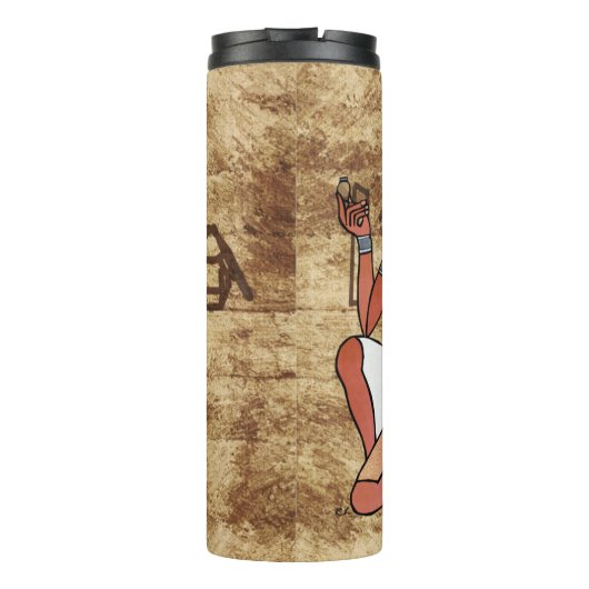 Anubis The Guardian Egyptian Thermosbeker (Achterkant)