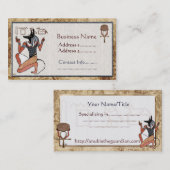 Anubis The Guardian Egyptian Visitekaartje (Voorkant / Achterkant)