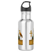 Anubis & Thoth | Egyptian Symbols - Water Bottle Waterfles (Voorkant)