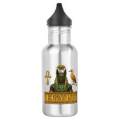 Anubis & Thoth | Egyptian Symbols - Water Bottle Waterfles (Links)