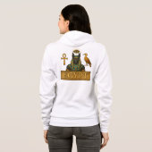 Anubis & Thoth | Egyptische Symbolen - Hoodie (Achterkant volledig)