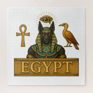 Anubis & Thoth – Oude Egyptische Symbolen Legpuzzel