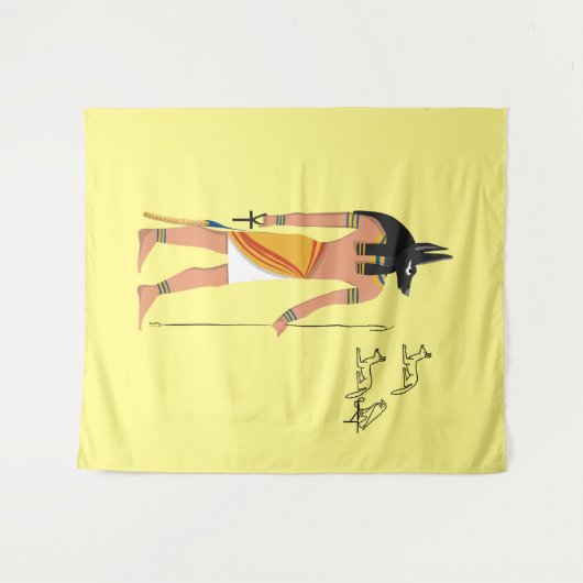 Anubis Wandkleed (Voorkant (horizontaal))