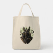 Anubis was een oude Egyptische god van de doden Tote Bag (Achterkant)