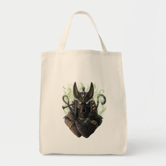 Anubis was een oude Egyptische god van de doden Tote Bag (Voorkant)
