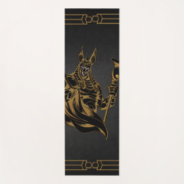 Anubis was een oude Egyptische god. Yogamat