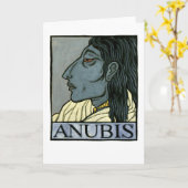 Anubis Wenskaart Kaart (Gele Bloem)