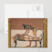 Anubis woont de mammie van Sennedjem bij Briefkaart (Voorkant / Achterkant)