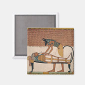 Anubis woont de mammie van Sennedjem bij Magneet (Voorkant / Achterkant)