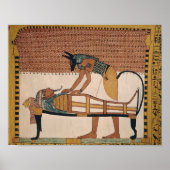 Anubis woont de mammie van Sennedjem bij Poster (Voorkant)