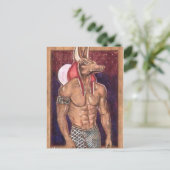 Anubis: www.AriesArtist.com Briefkaart (Staand voorkant)