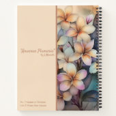 Anuenue Plumeria Notebook Notitieboek (Achterkant)