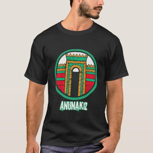 Anunakiz Ishtar Gates van de Anunnaki T-shirt (Voorkant)