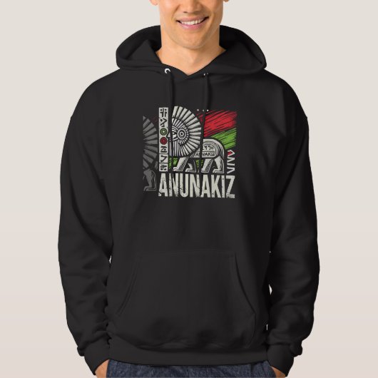 Anunakiz Lamassu Anunnaki Guardian Hoodie (Voorkant)