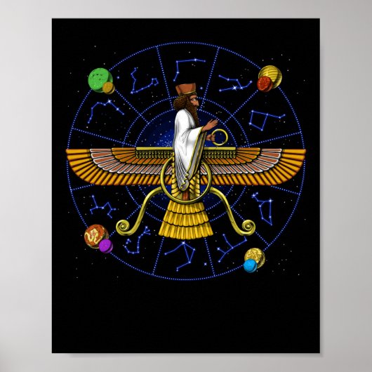 Anunnaki Alien God Poster (Voorkant)