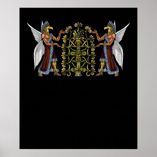 Anunnaki Aliens Ancient Sumerian Gods Poster (Voorkant)