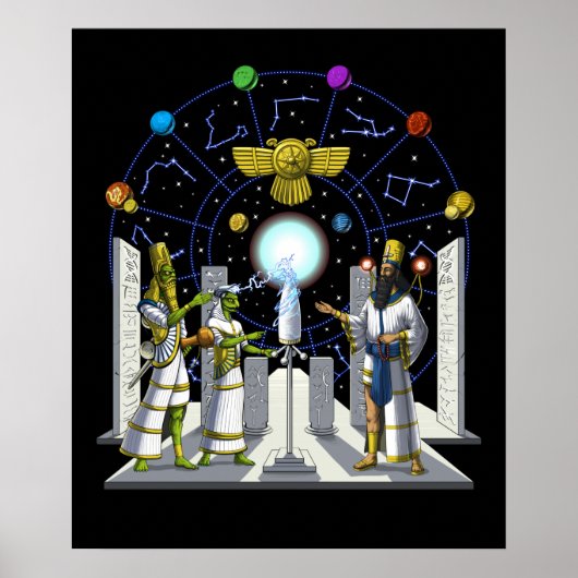 Anunnaki Aliens Poster (Voorkant)