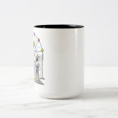 Anunnaki Aliens Tweekleurige Koffiemok (Center)