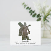 Anunnaki Ancient Aliens Briefkaart (Staand voorkant)