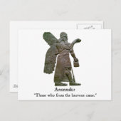 Anunnaki Ancient Aliens Briefkaart (Voorkant / Achterkant)