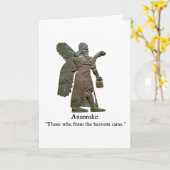 Anunnaki Ancient Aliens Kaart (Gele Bloem)