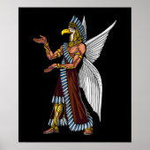 Anunnaki God Alien Conspiracy Sumerian Reptilians Poster (Voorkant)