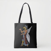 Anunnaki God Alien Conspiracy Sumerian Reptilians Tote Bag (Voorkant)