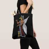 Anunnaki God Alien Conspiracy Sumerian Reptilians Tote Bag (Dichtbij)