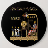 Anunnaki Gods Ronde Button 6,0 Cm (Voorkant)