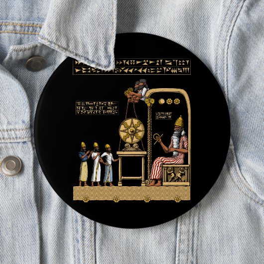 Anunnaki Gods Ronde Button 6,0 Cm (In situ)