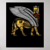Anunnaki Guardian Alien Ancient Sumerian God Poster (Voorkant)