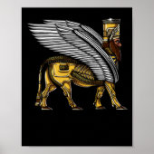 Anunnaki Guardian Alien Ancient Sumerian God Poster (Voorkant)