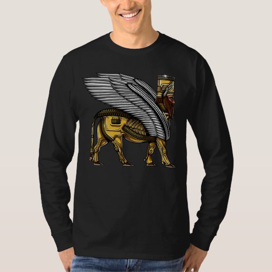 Anunnaki Guardian Alien Ancient Sumerian God T-shirt (Voorkant)