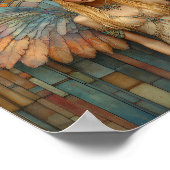 Anunnaki Moeder Godin Ninhursag Mozaïek Kunst Poster (Hoek)