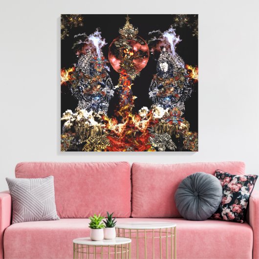 Anunnaki Scouts Canvas Afdruk (Insitu (Woonkamer))