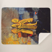 Anunnaki Sherpa Blanket Deken (Voorkant (horizontaal))