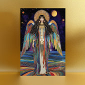 Anunnaki Ster Godin Inanna Art Nouveau Briefkaart