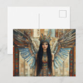 Anunnaki ster Godin Ishtar Pastel Rainbow Art Briefkaart (Voorkant / Achterkant)
