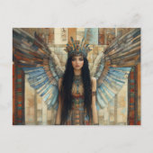 Anunnaki ster Godin Ishtar Pastel Rainbow Art Briefkaart (Voorkant)